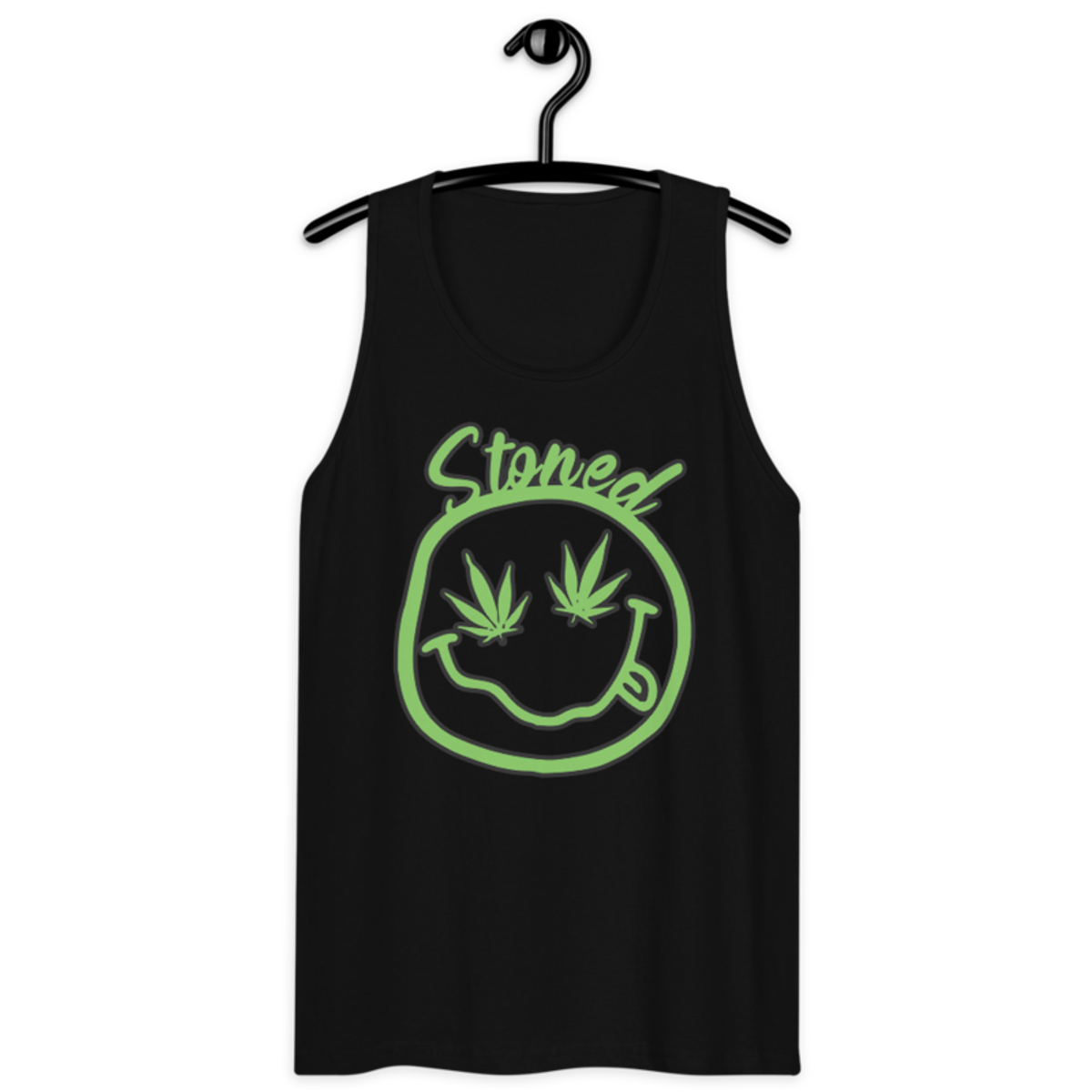 Stoned – Men’s premium tank top — black