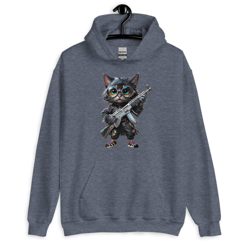 OG Cat – Unisex Hoodie — heather sport dark navy