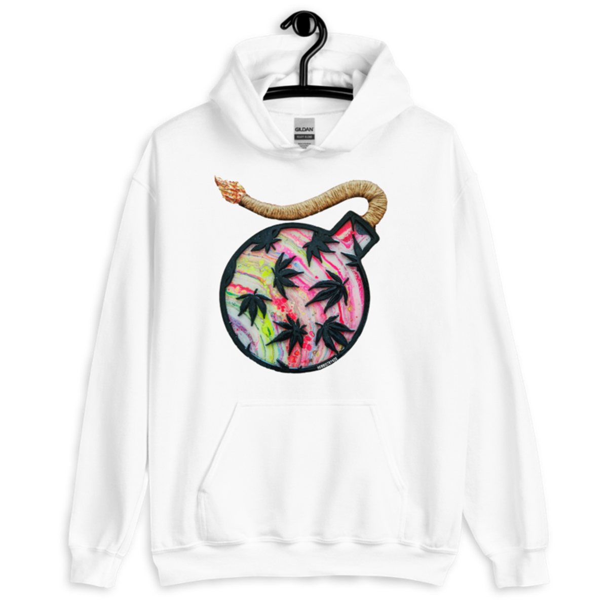 Da Bomb – Red – Unisex Hoodie — white