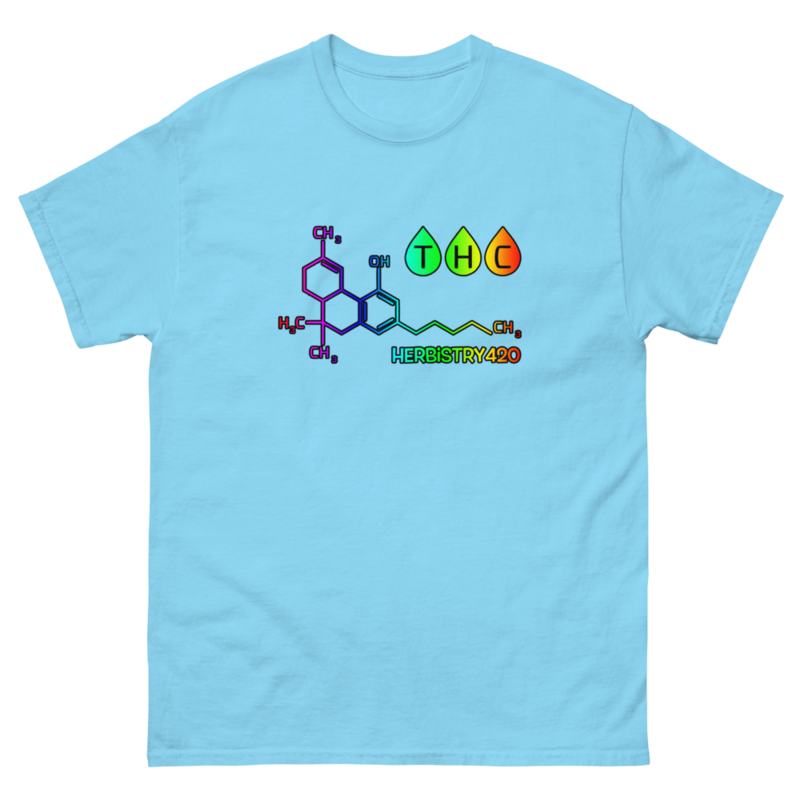 THC Molecule – Unisex Classic Tee — sky