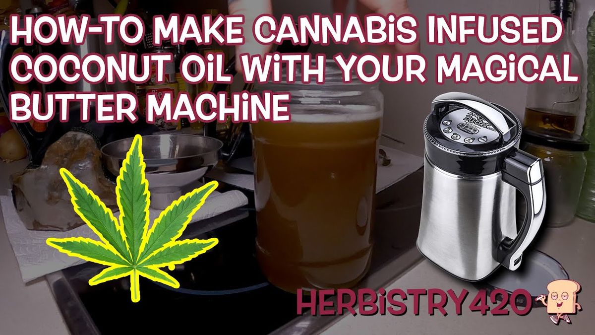cannabis infused coconut oil magical butter machine