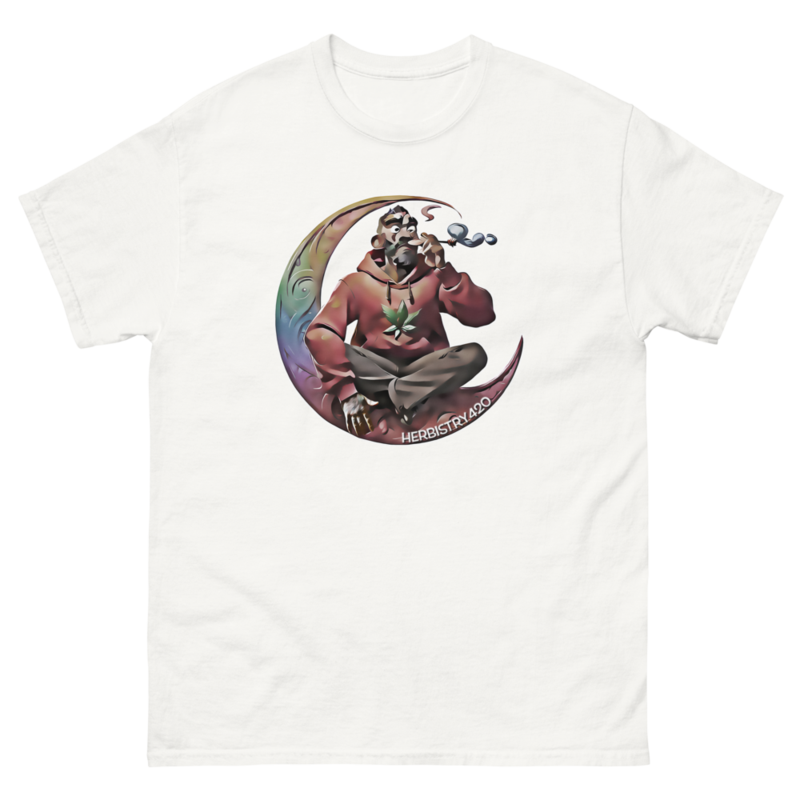 Smoking on the Moon – Unisex Classic Tee — white