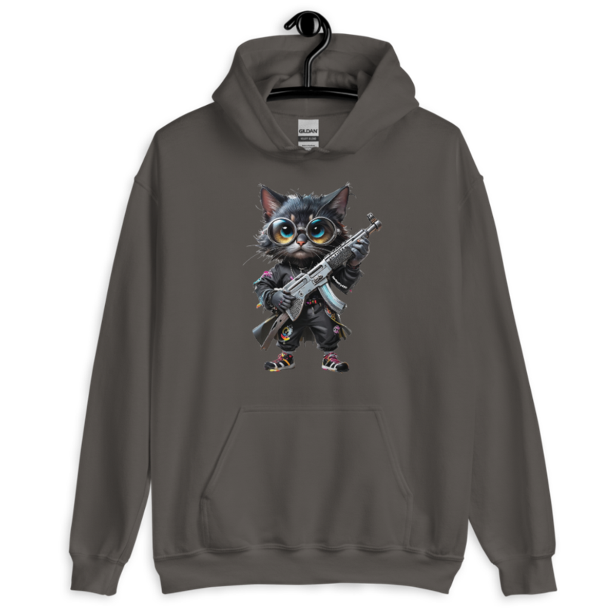 OG Cat – Unisex Hoodie — charcoal