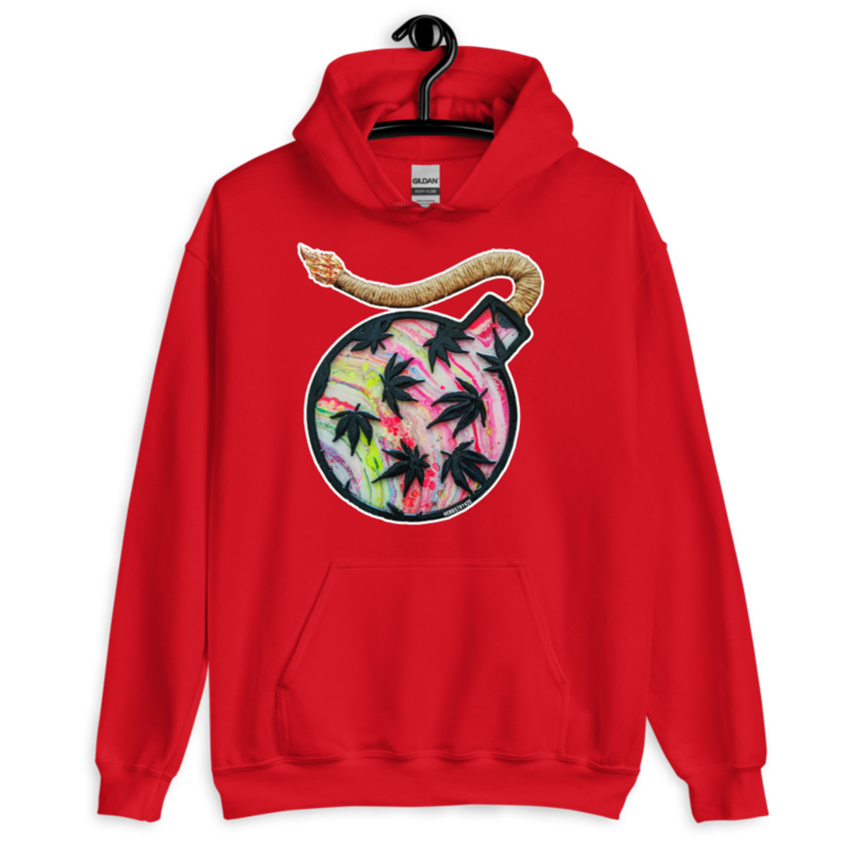 Da Bomb – Red – Unisex Hoodie — red