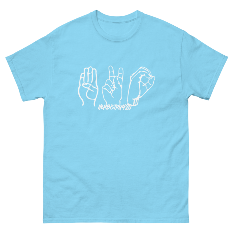 420 Hands – Unisex Classic Tee — sky