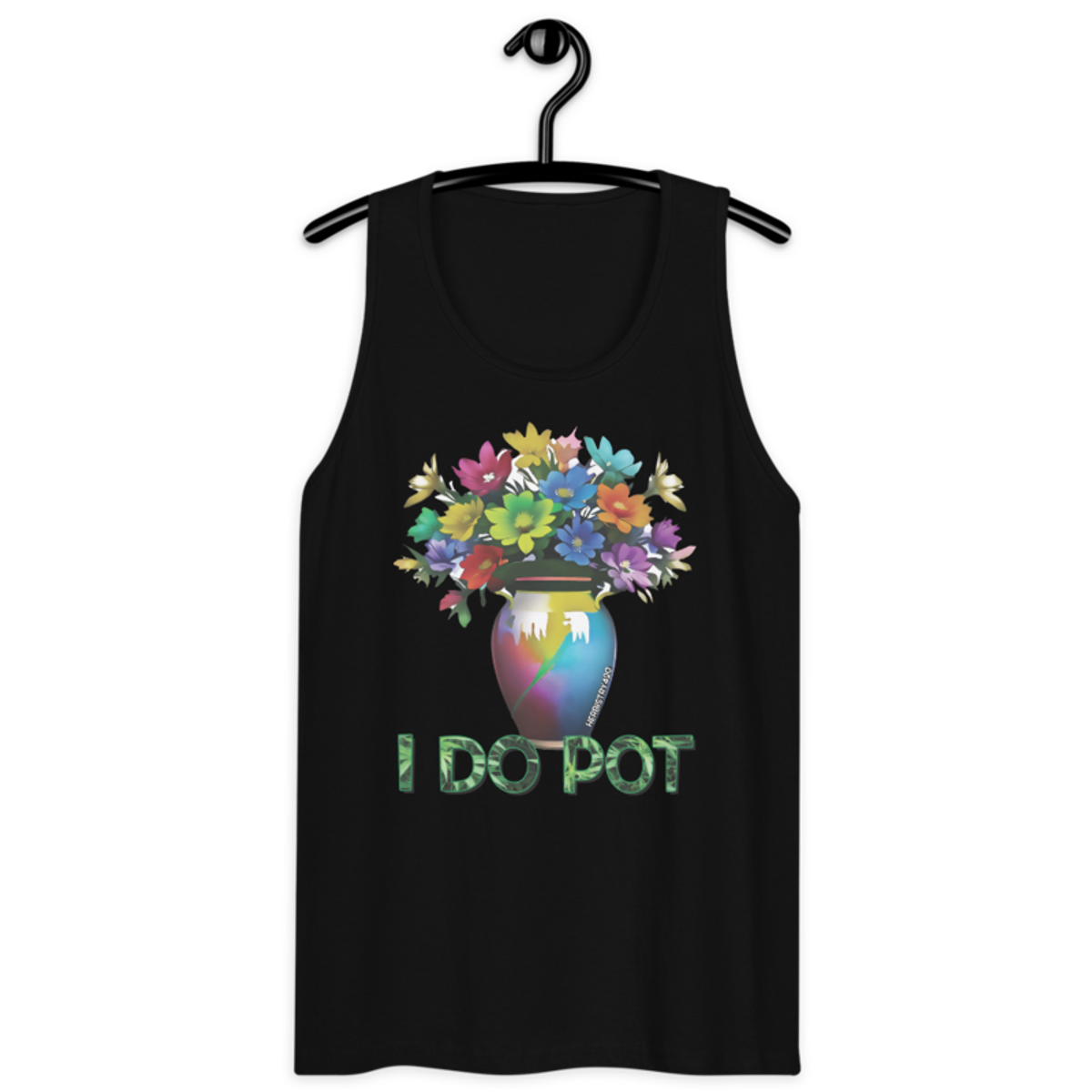 I Do Pot – Men’s premium tank top — black