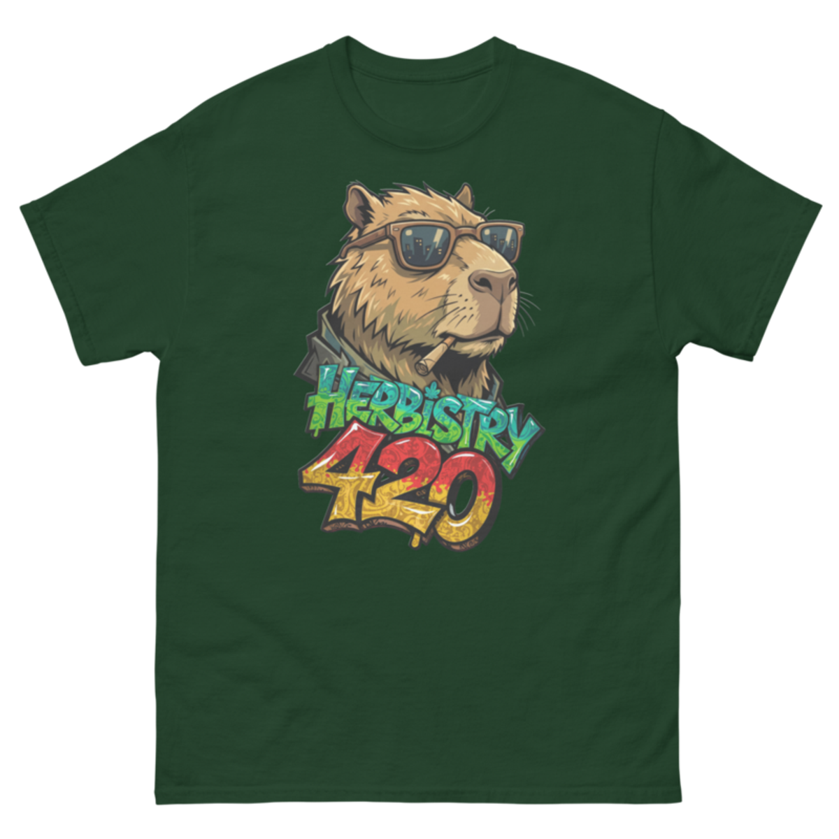 Cappy Life – Unisex classic tee — forest green