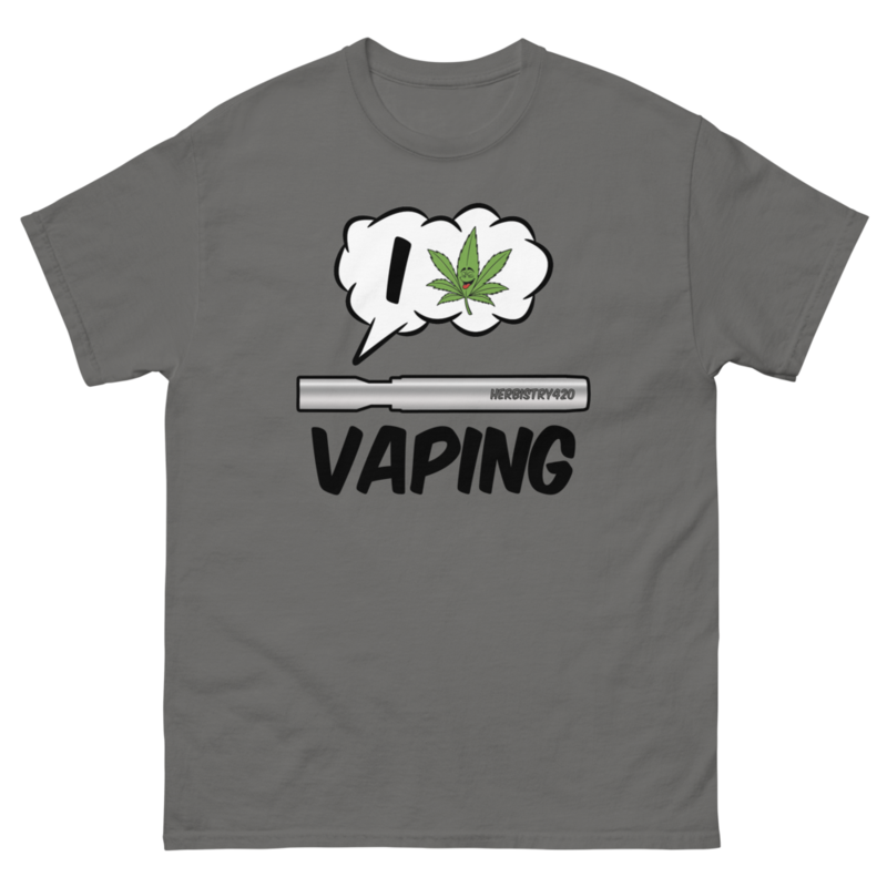 I Love Vaping – Unisex classic tee — charcoal