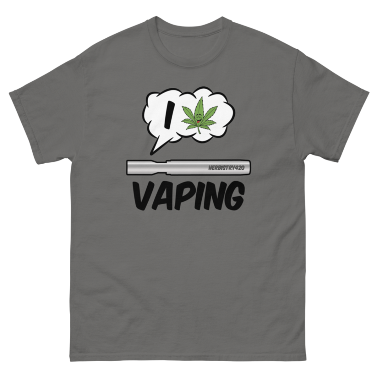I Love Vaping – Unisex classic tee — charcoal