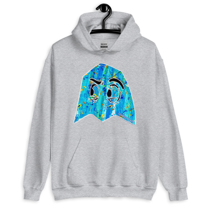 Blue Ghost – Unisex Hoodie — sport grey