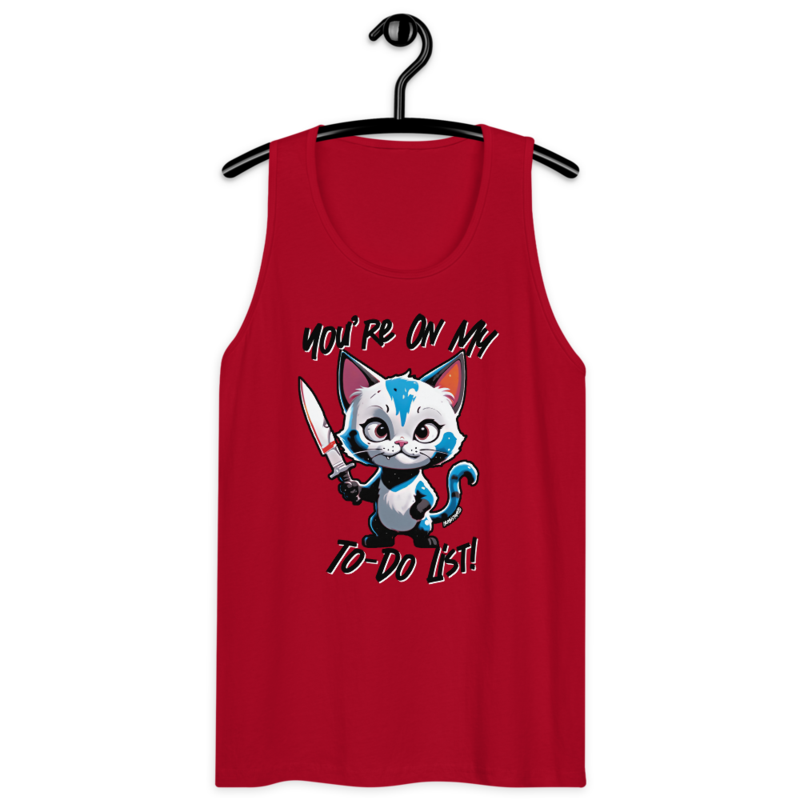 You're On My To-Do List – Men’s premium tank top — red