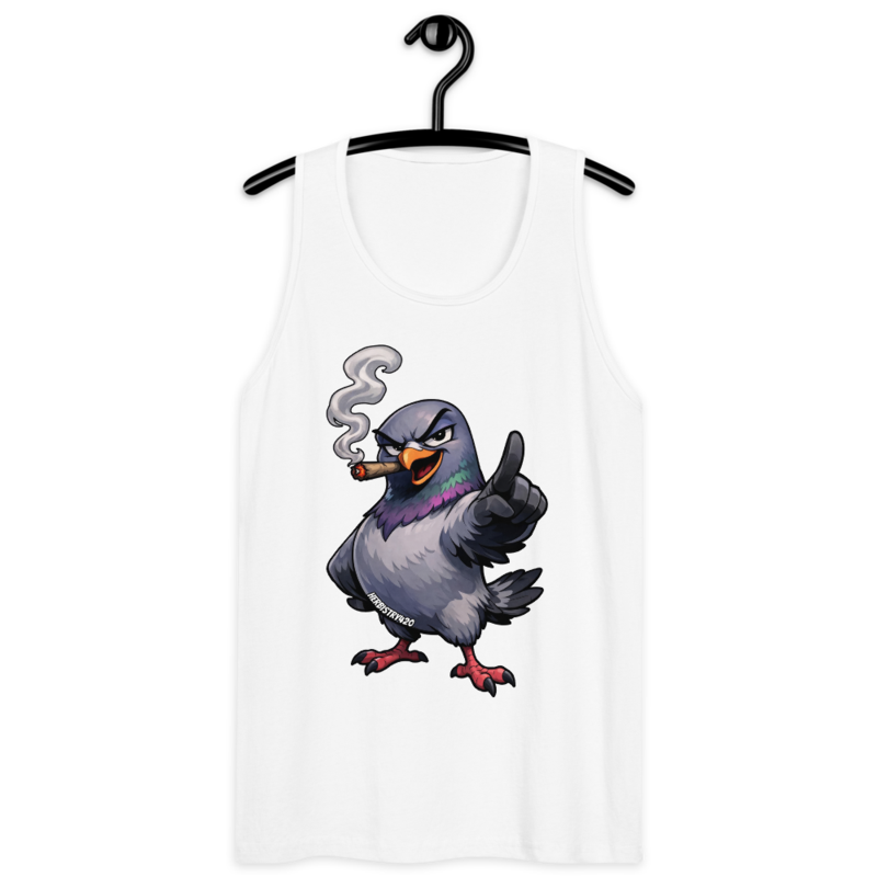 P-Dawg – Men’s premium tank top — white