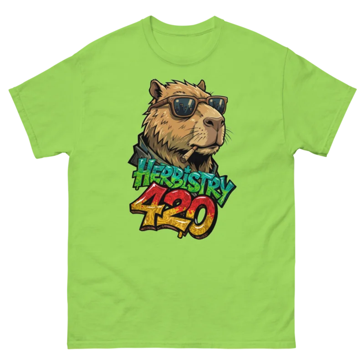 Cappy Life – Unisex classic tee — lime