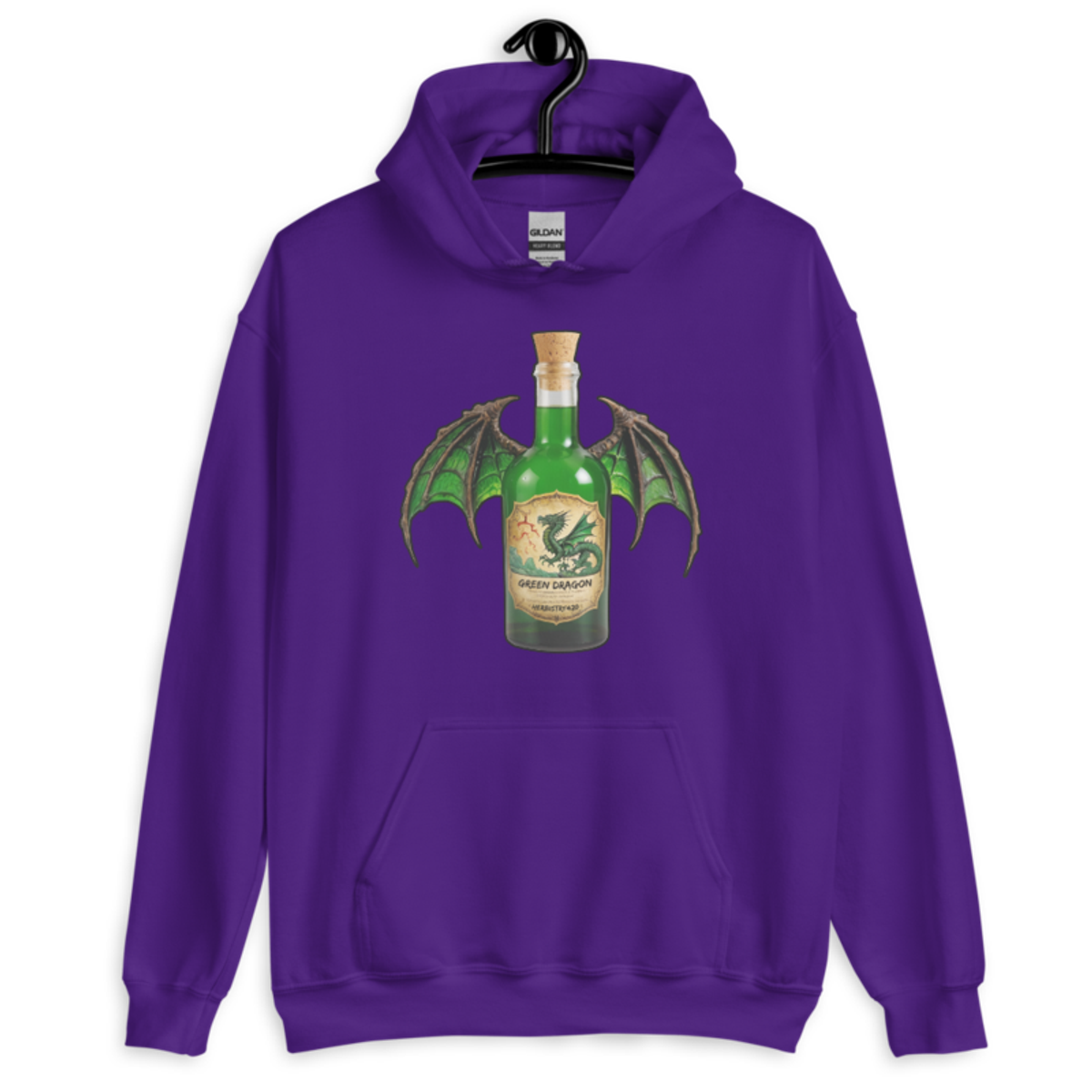 Green Dragon – Unisex Hoodie — purple