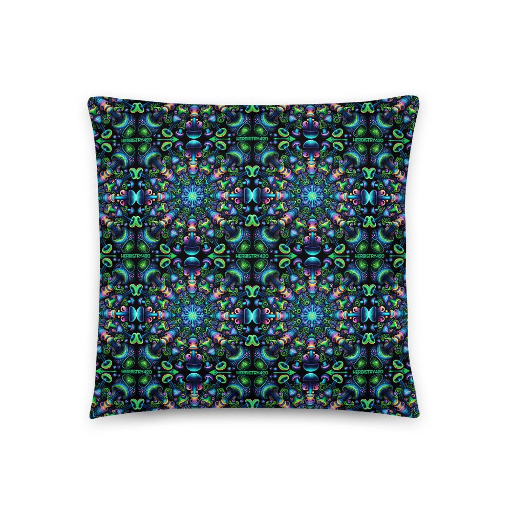 I Love Shrooms – Basic Pillow — 18x18