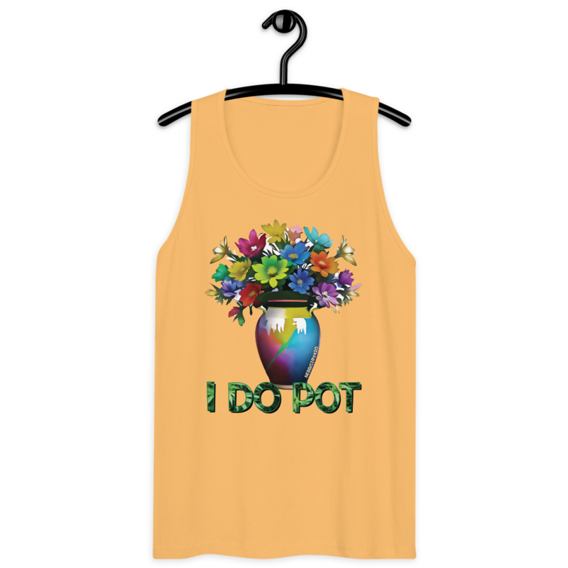 I Do Pot – Men’s premium tank top — squash