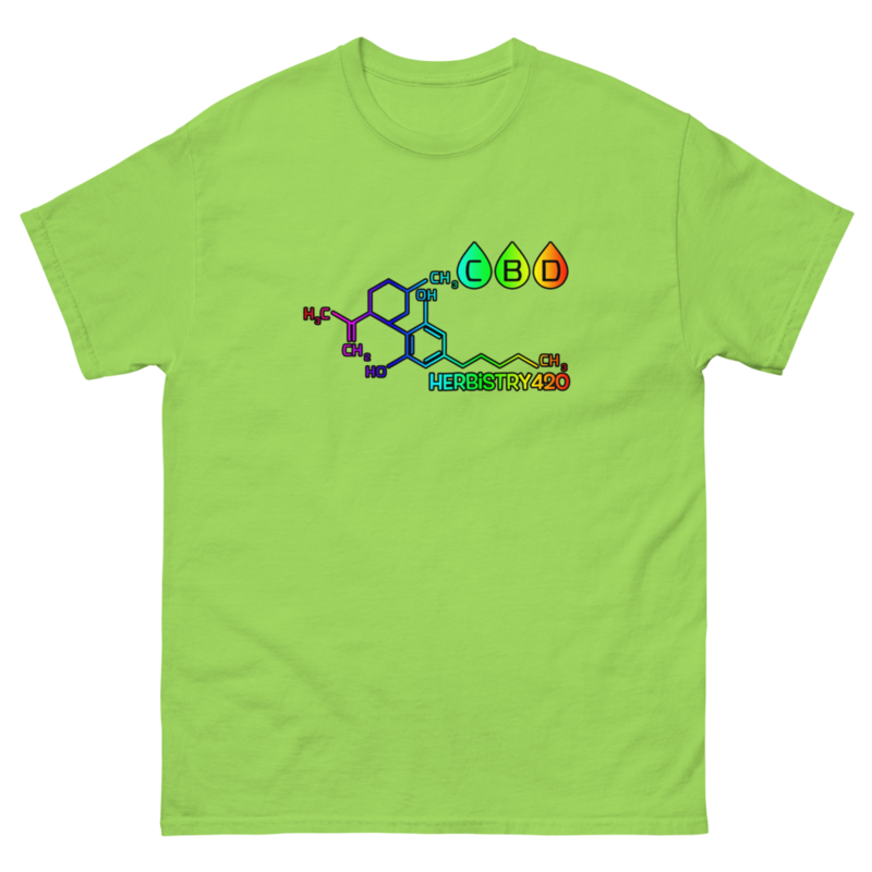 CBD Molecule – Unisex Classic Tee — lime