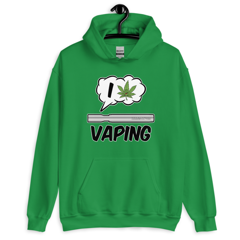 I Love Vaping – Unisex Hoodie — irish green