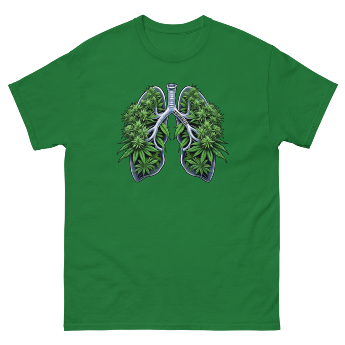 Weed Lungs – Unisex classic tee — turf green