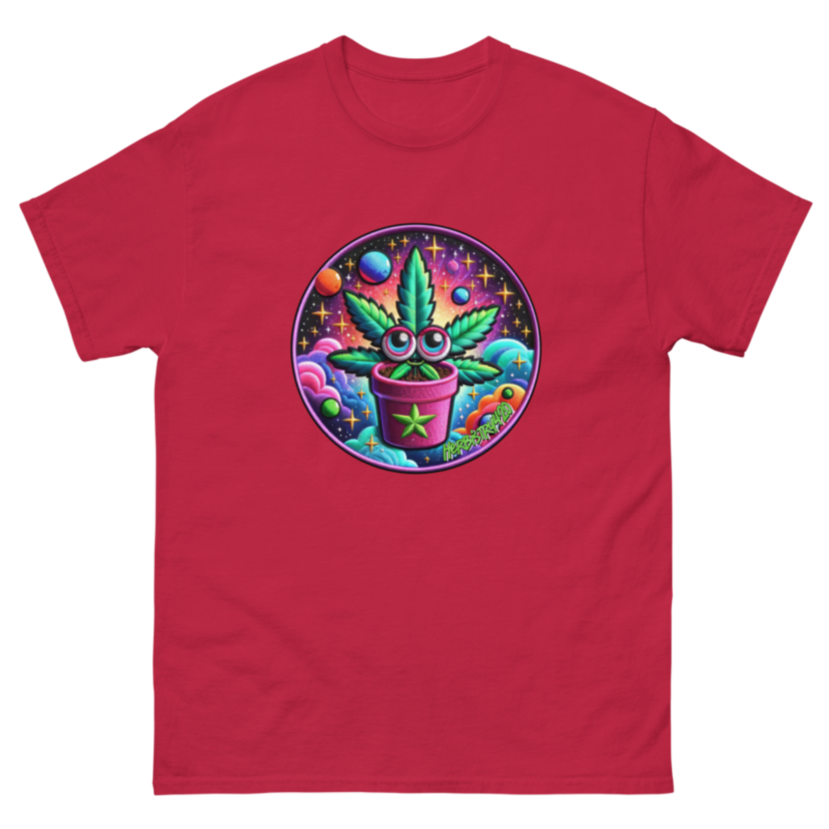 Space Plant – Unisex Classic Tee — cardinal