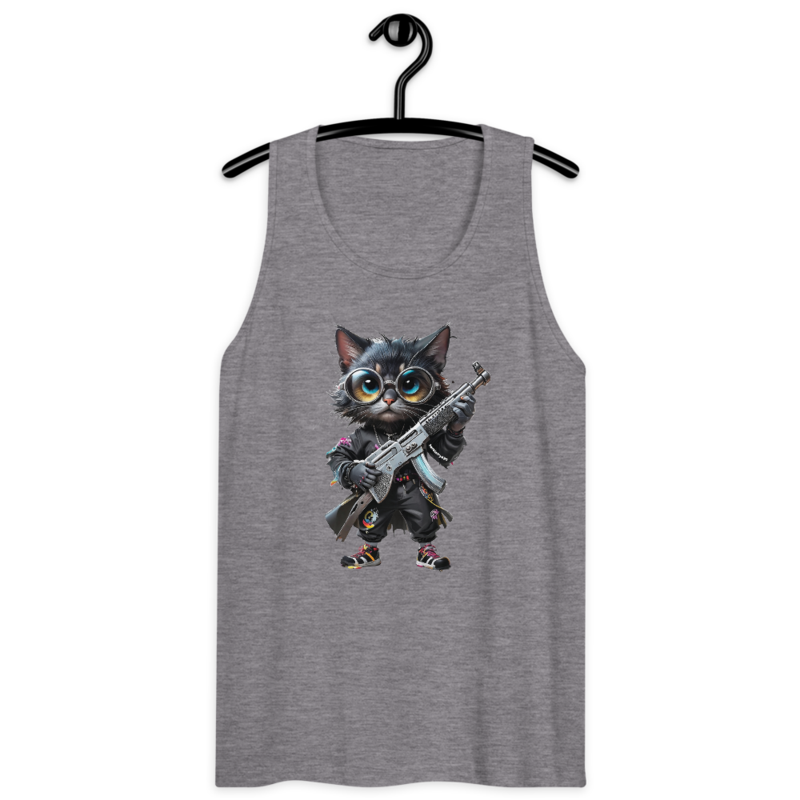 OG Cat – Men’s premium tank top — athletic heather