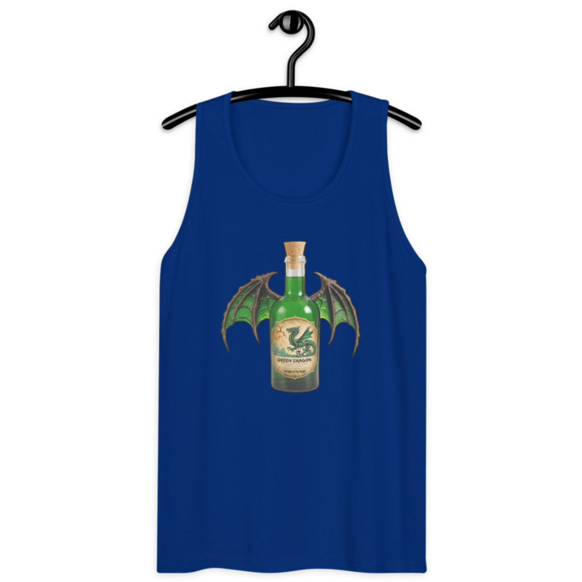 Green Dragon – Men’s premium tank top — team royal
