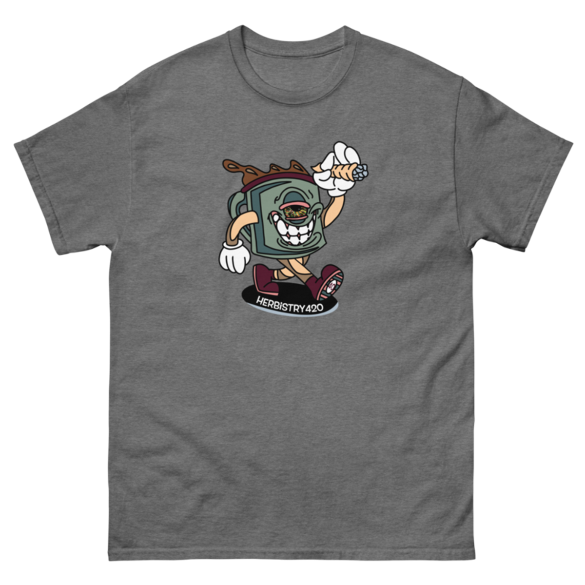 Coffee Cup – Unisex Classic Tee — graphite heather