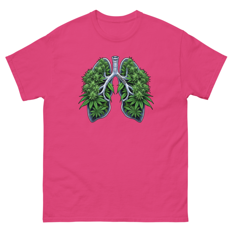 Weed Lungs – Unisex classic tee — heliconia