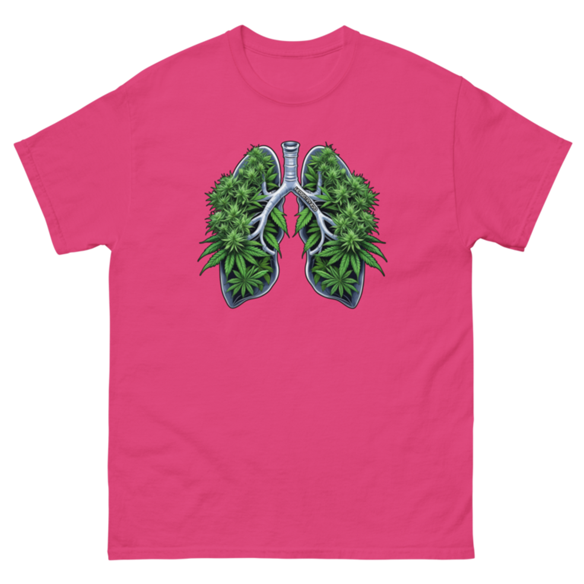 Weed Lungs – Unisex classic tee — heliconia