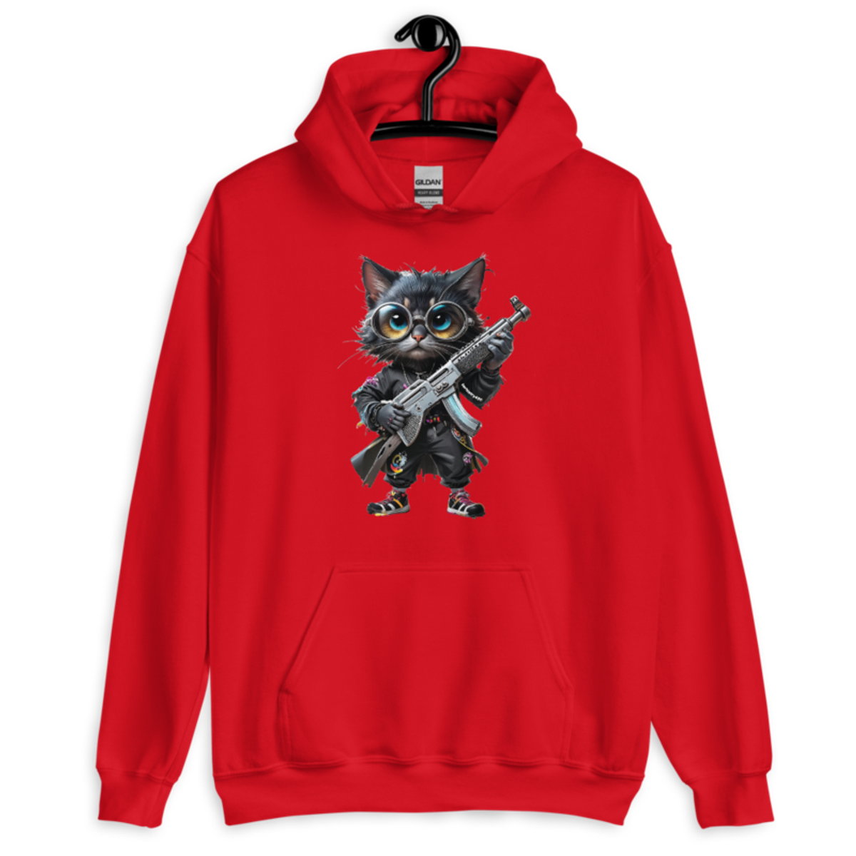 OG Cat – Unisex Hoodie — red