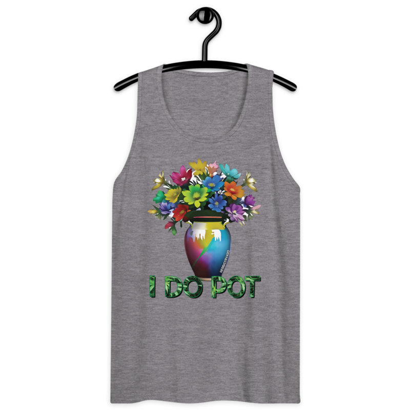 I Do Pot – Men’s premium tank top — athletic heather