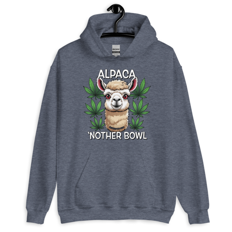 Alpaca 'Nother Bowl – Unisex Hoodie — heather sport dark navy