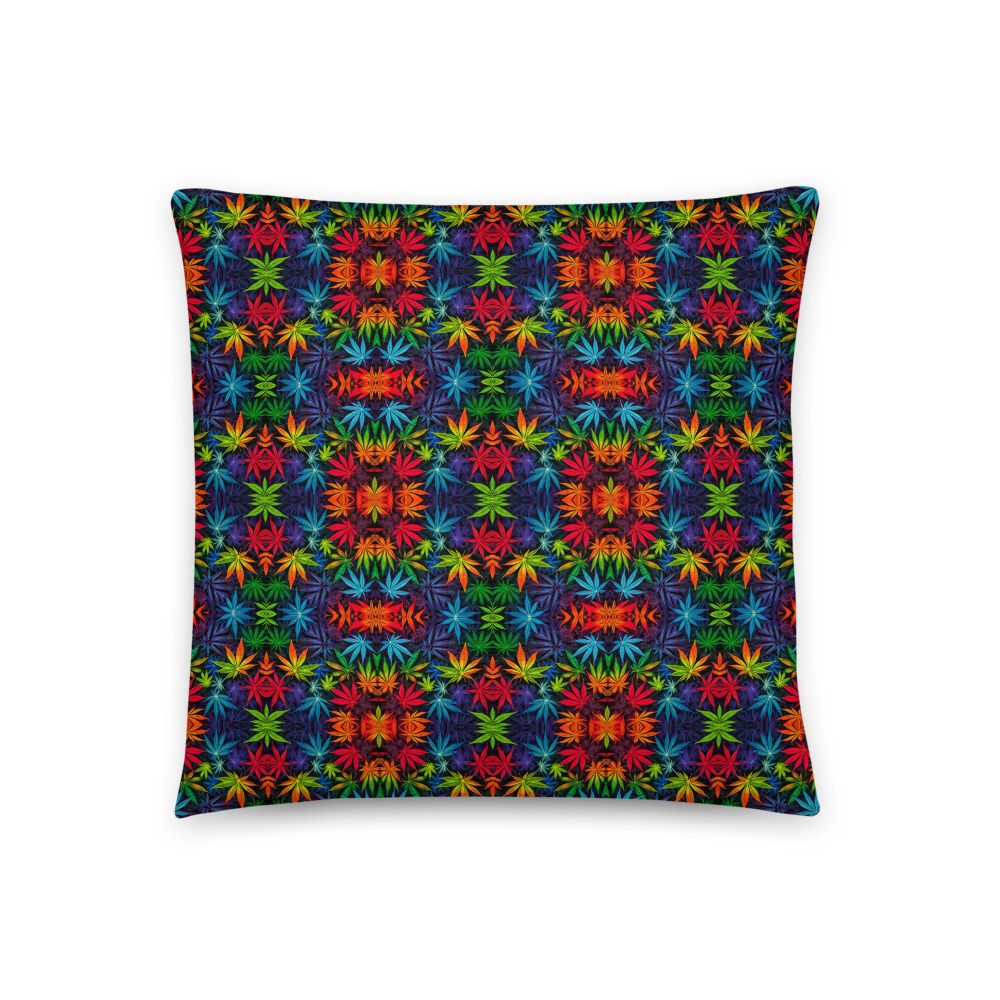 Colorful Leaves – Basic Pillow — 18x18