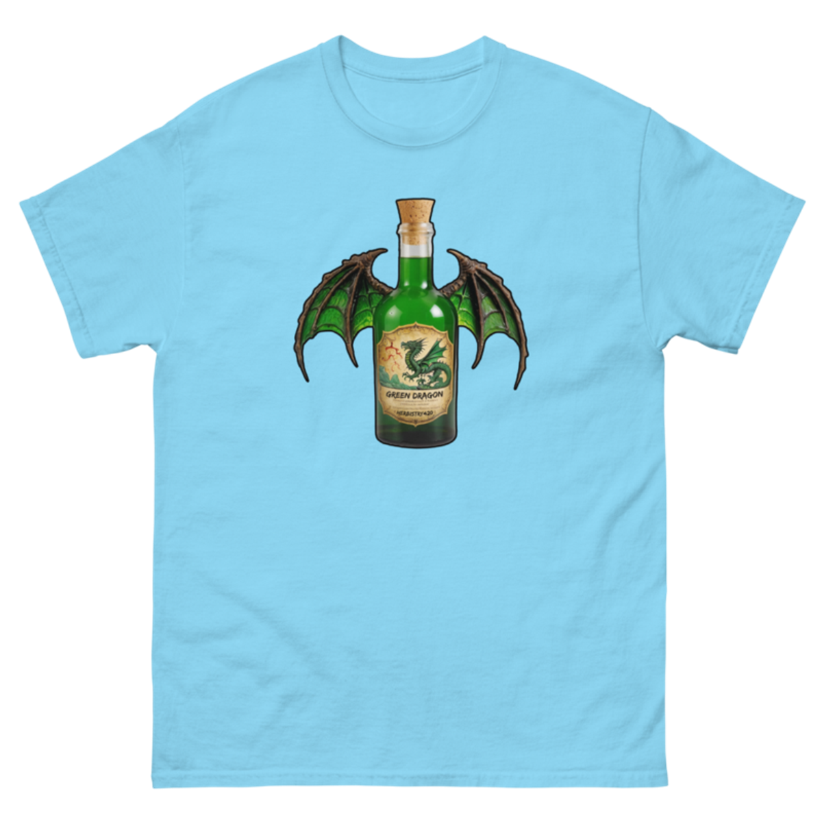 Green Dragon – Unisex classic tee — sky