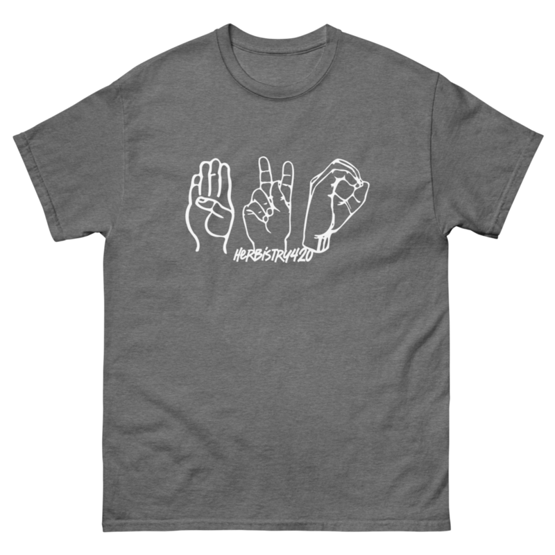 420 Hands – Unisex Classic Tee — graphite heather