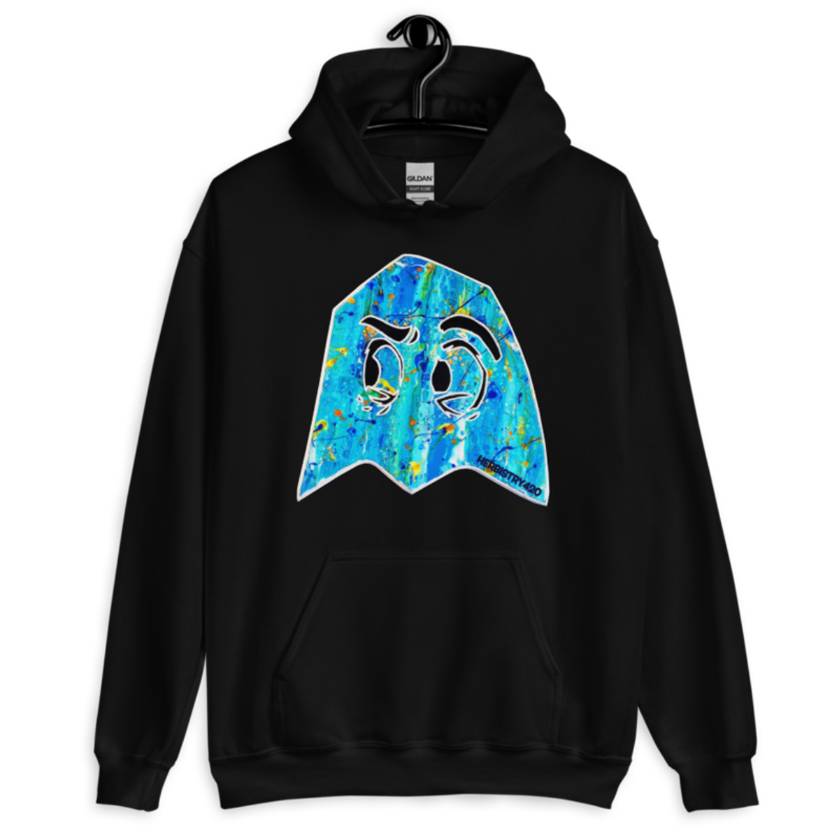 Blue Ghost – Unisex Hoodie — black
