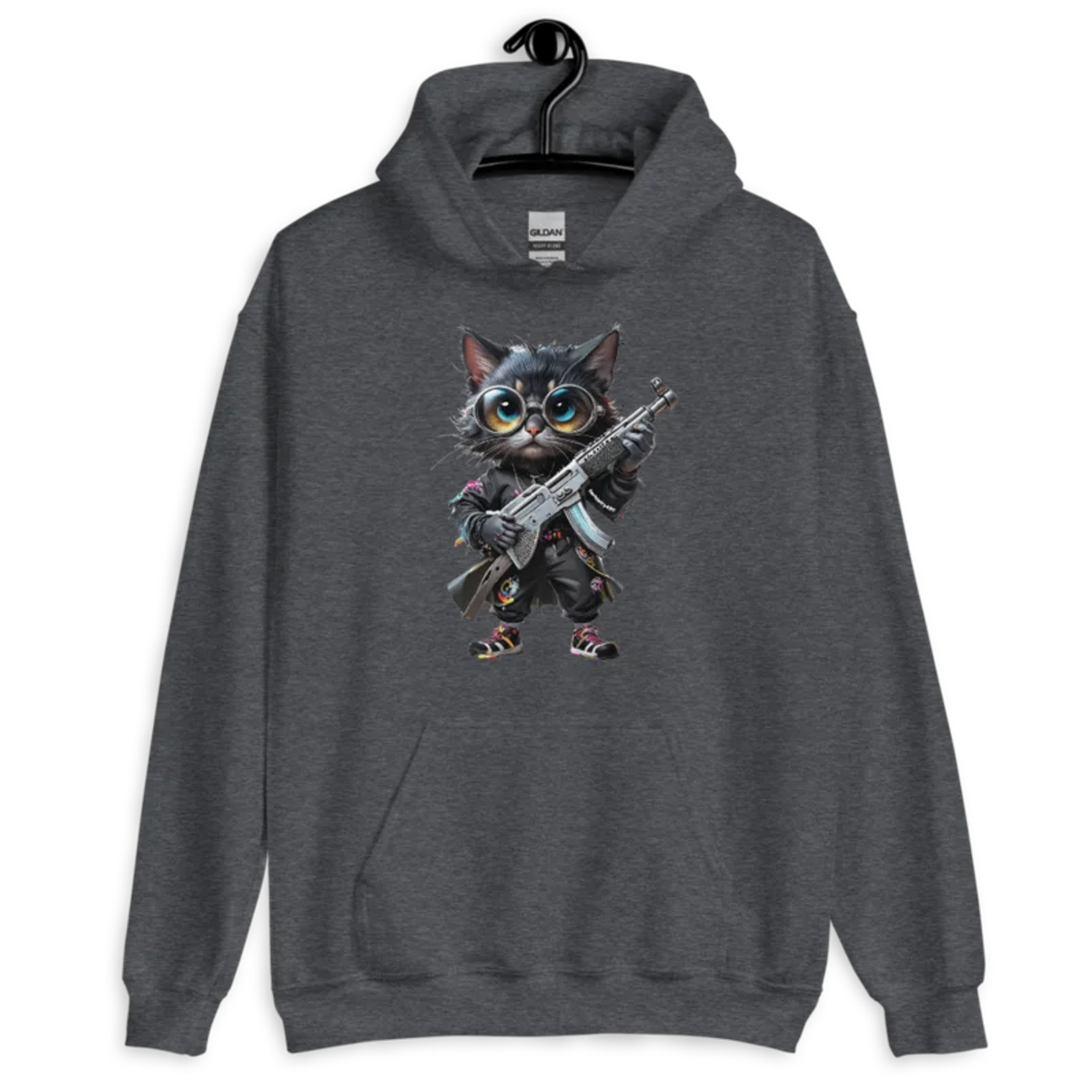 OG Cat – Unisex Hoodie — dark heather