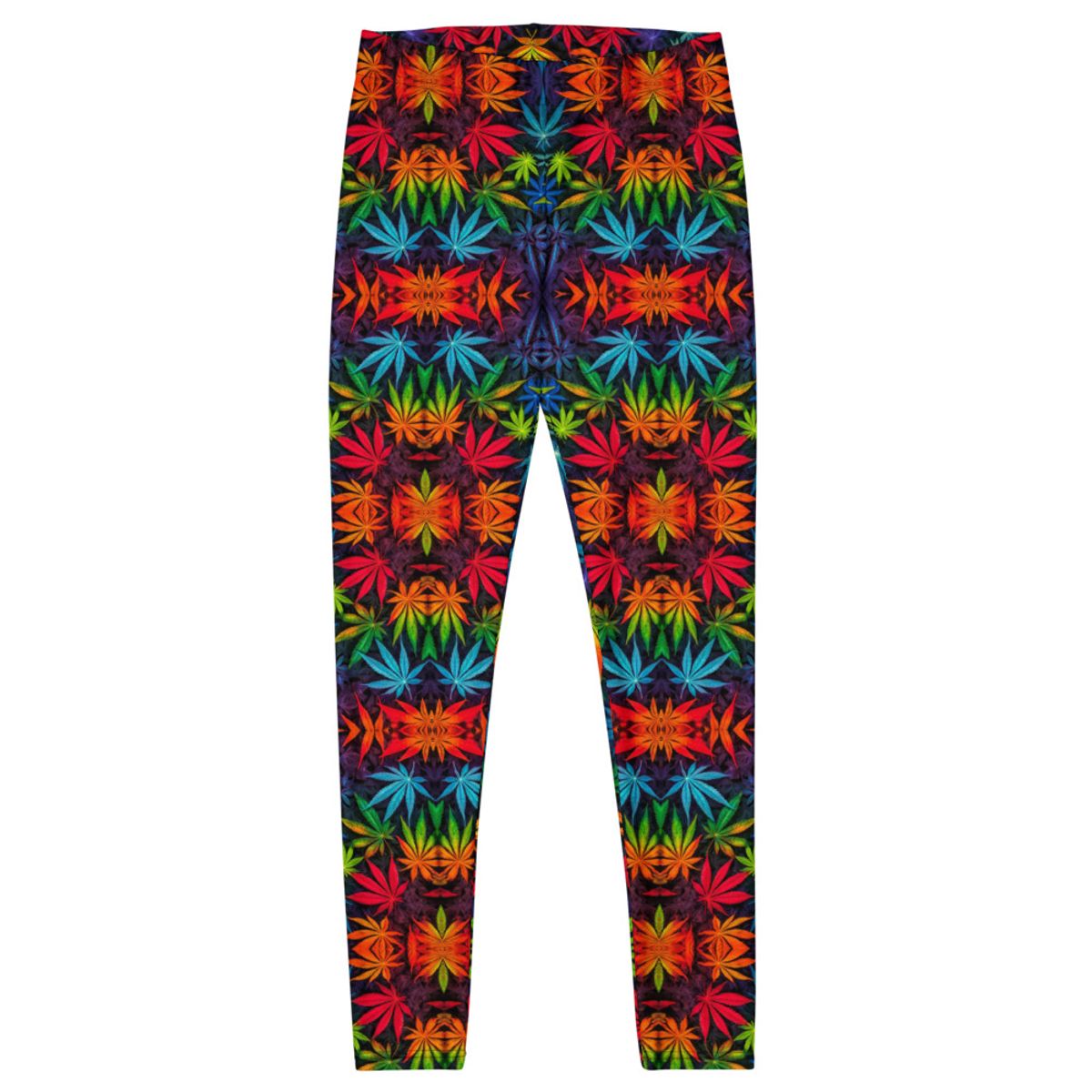 Colorful Leaves – Womens Leggings — front