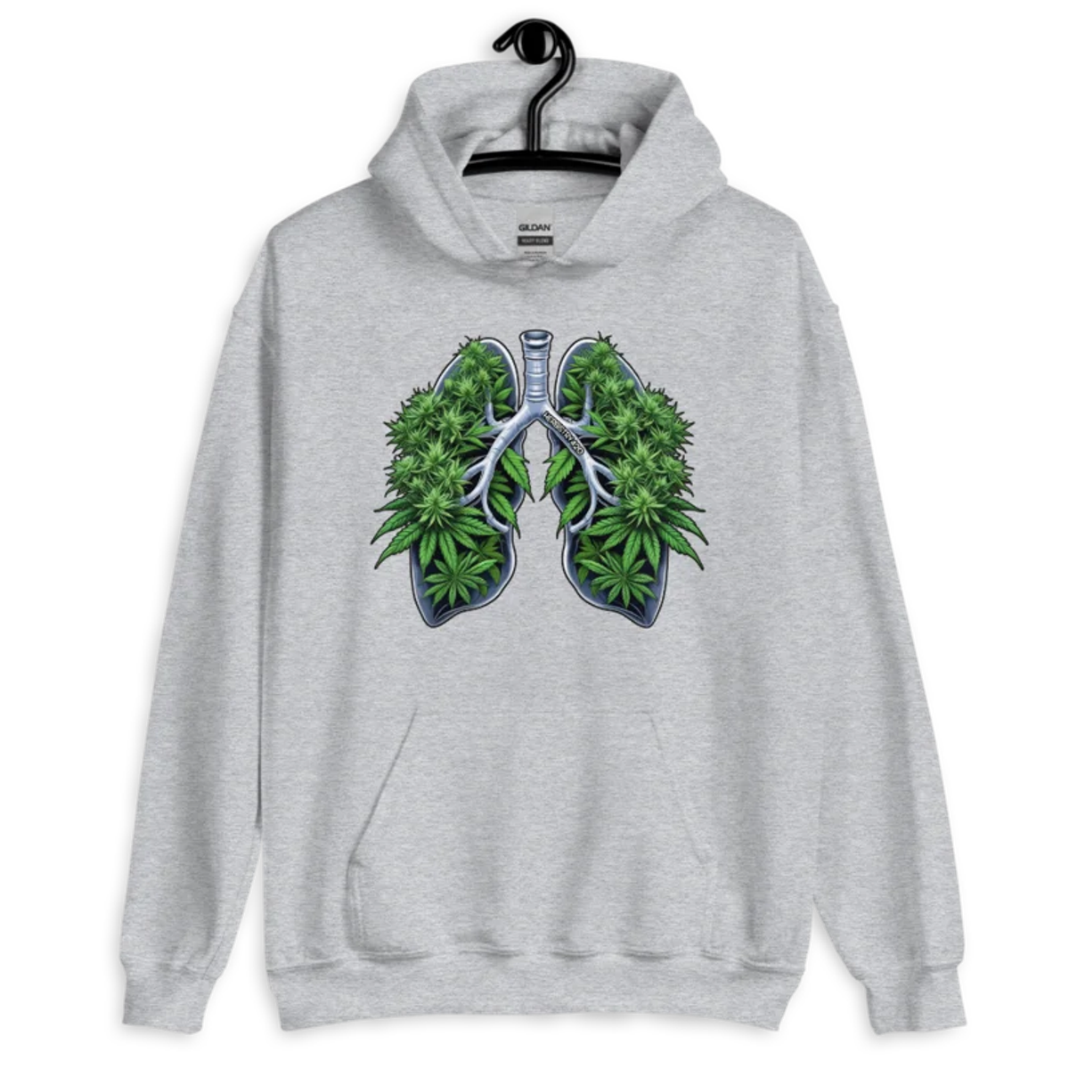 Weed Lungs – Unisex Hoodie — sport grey