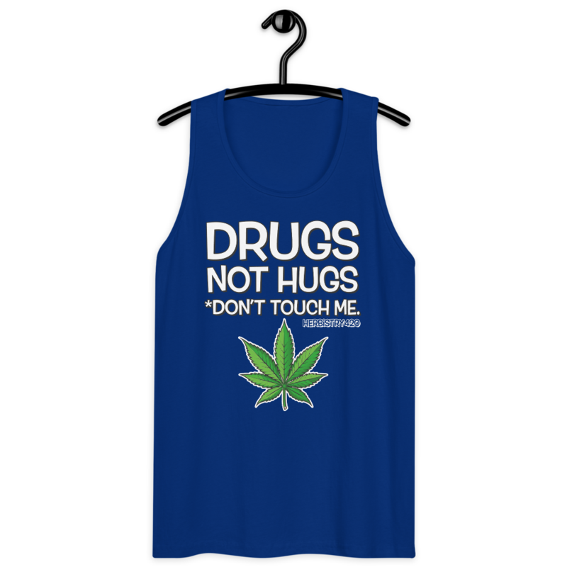 Don't Touch Me – Men’s premium tank top — team royal