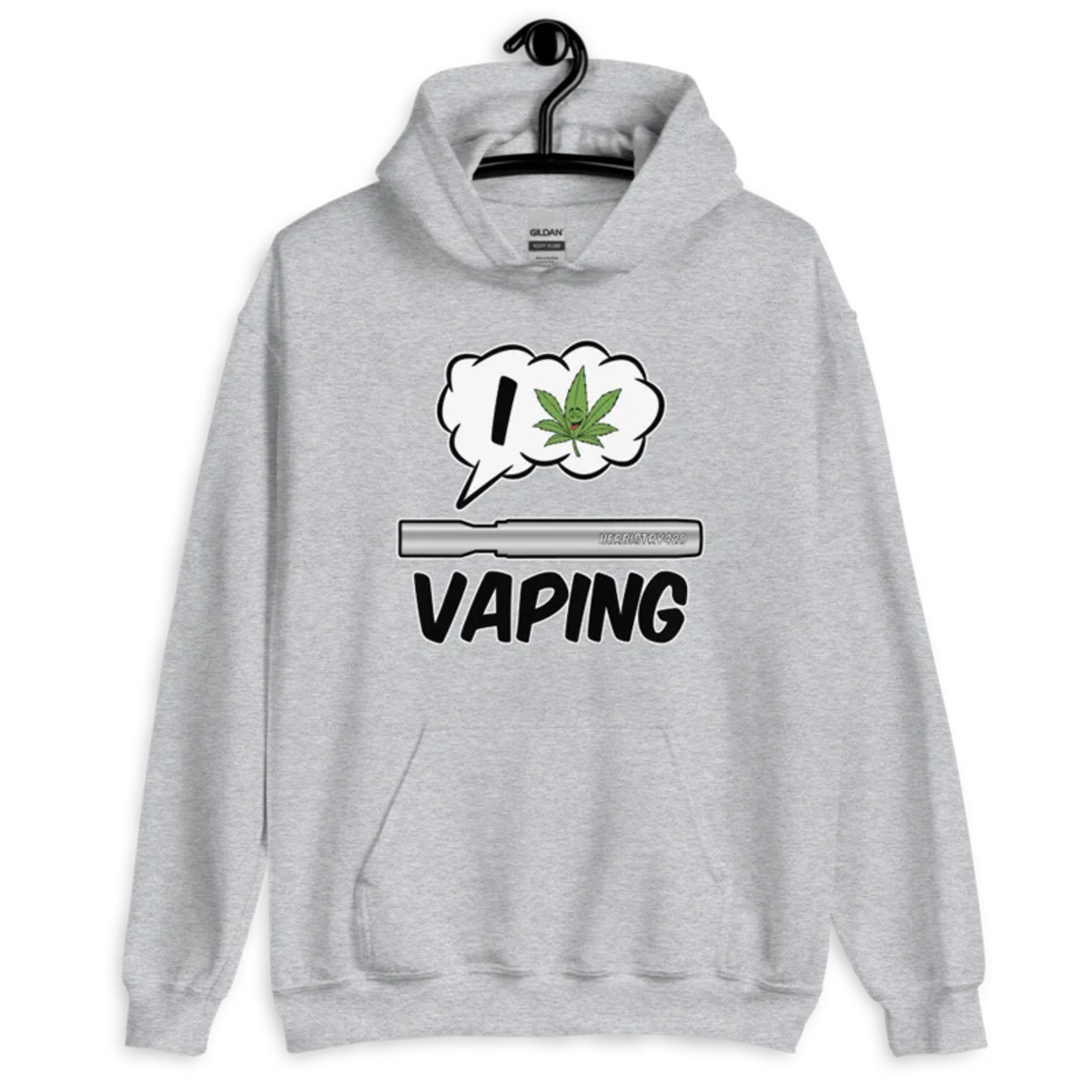 I Love Vaping – Unisex Hoodie — sport grey