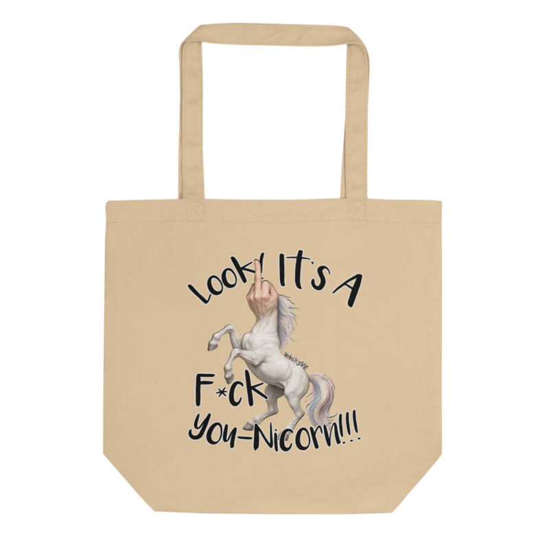 F•ck Unicorn – Eco Tote Bag — oyster