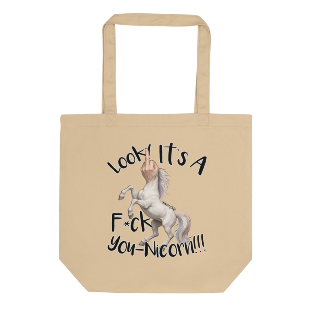F•ck Unicorn – Eco Tote Bag — oyster