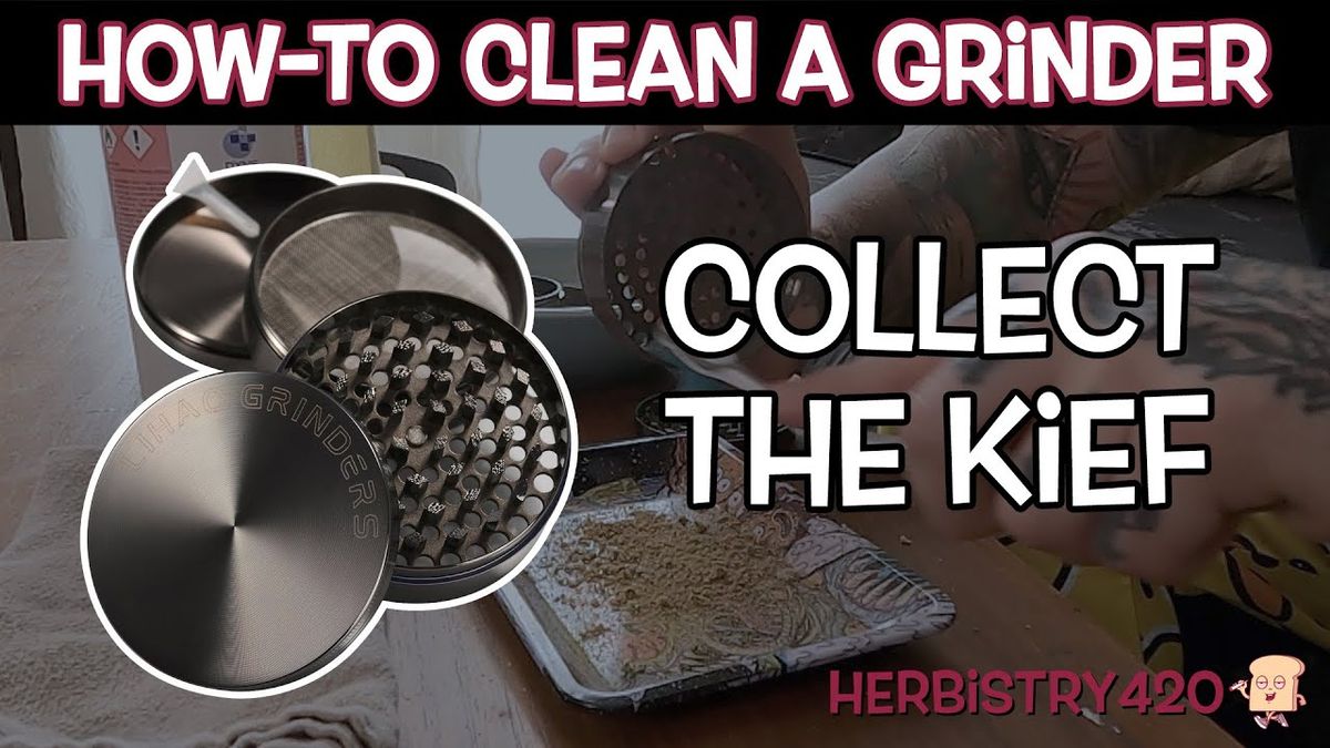 how to clean a weed grinder