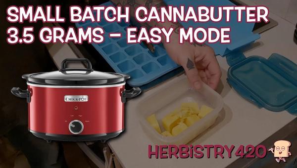 small batch cannabutter recipe