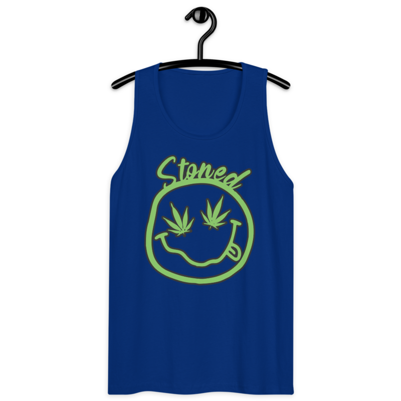 Stoned – Men’s premium tank top — team royal