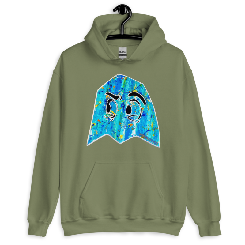 Blue Ghost – Unisex Hoodie — military green
