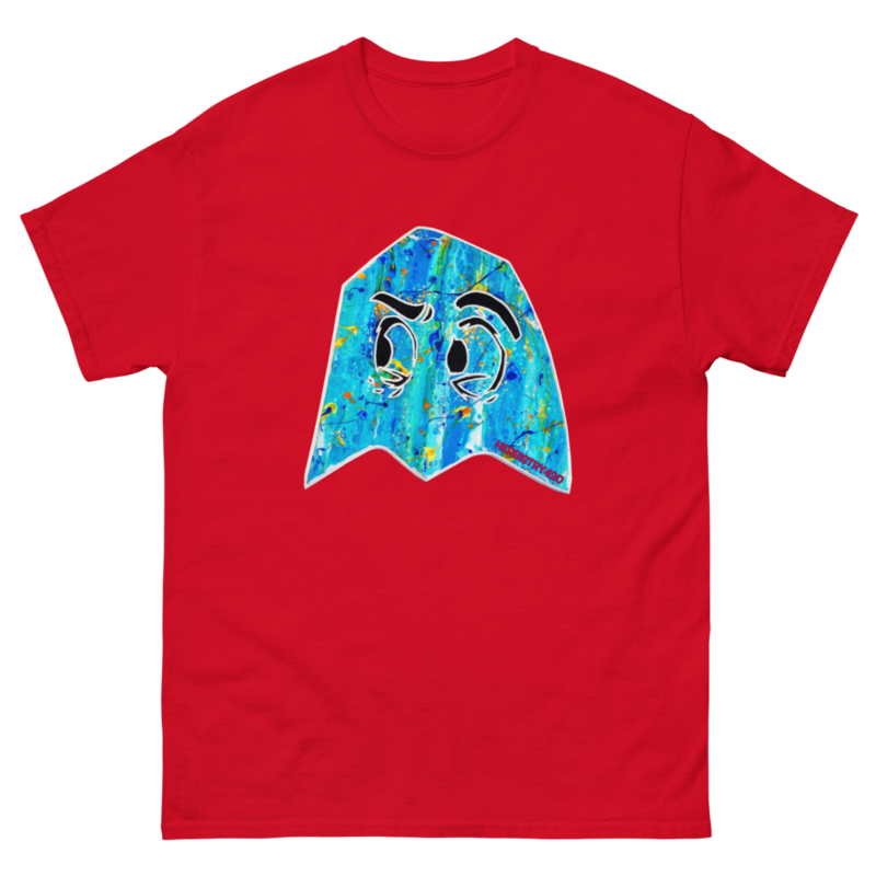 Blue Ghost – Unisex Classic Tee — red