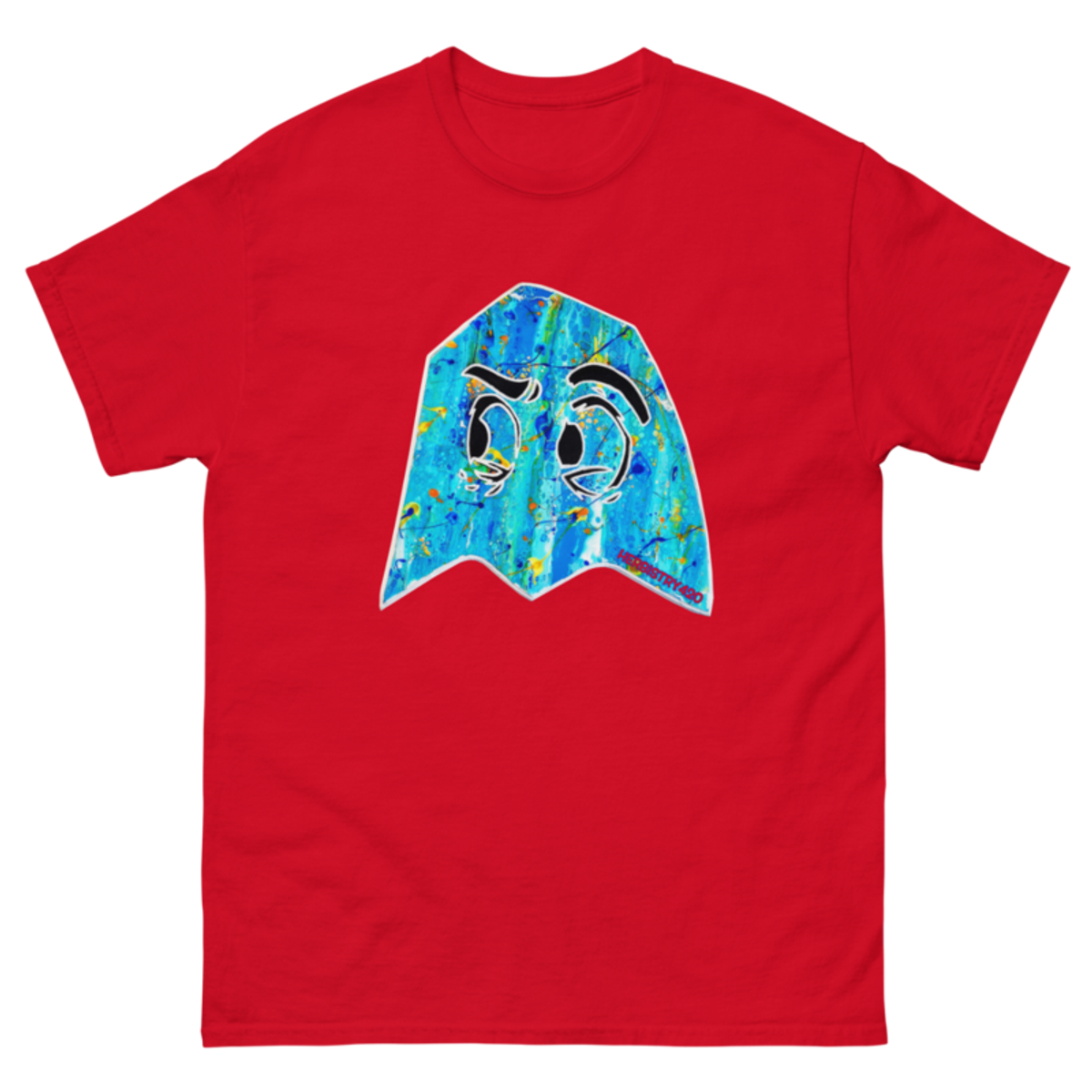 Blue Ghost – Unisex Classic Tee — red