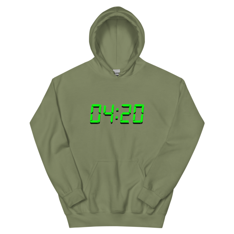 04:20 Digital – Unisex Hoodie — military green
